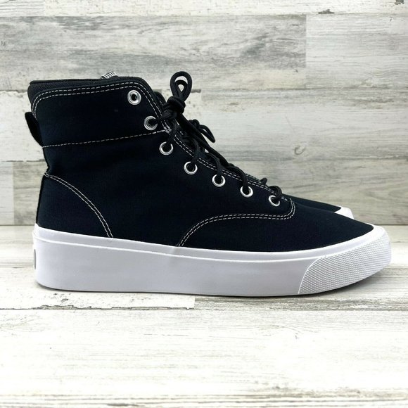 Converse Skid Grip CVO High Top Sneakers Lace Up Black White Men Size 12 170085C
